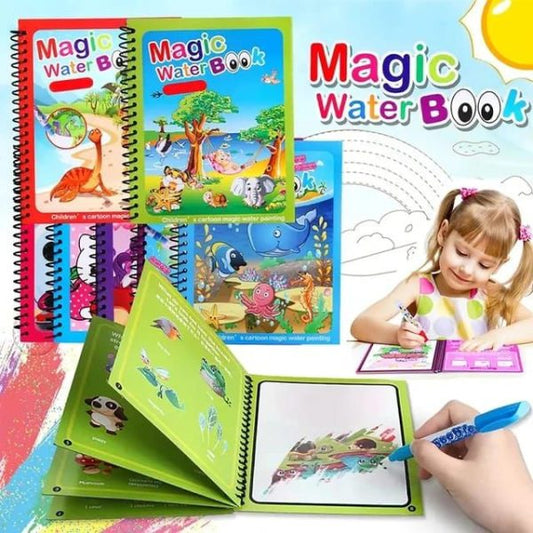 Magic Water Book Painting Drawing Coloring Board Book Magic Water Pen